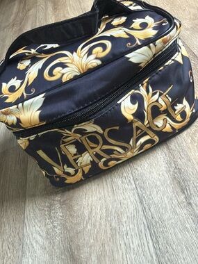 Inspired by Versace Black & Gold Print hand Bag